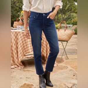 Frank & Eileen Cork High Rise Straight Leg Blue Jeans in Everyday Rinse Size 27